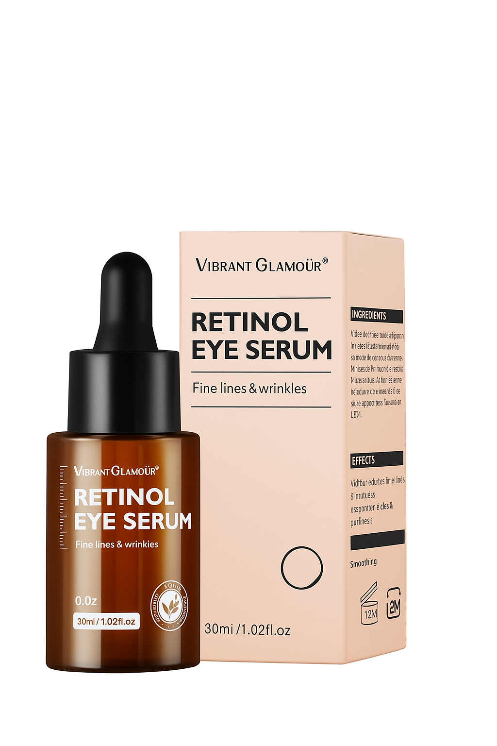 Vibrant Glamour Retinol Eye Serum – Anti-Aging & Firming Treatment (30ml)