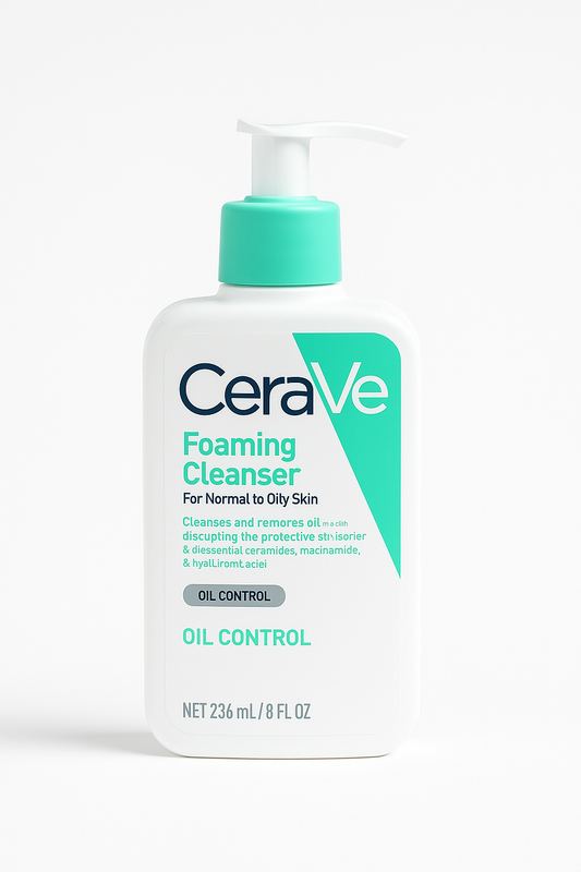 CeraVe Foaming Cleanser – (Oil Control Face Wash)