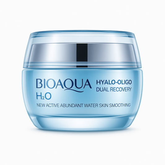 BIOAQUA H₂O Hyalo-Oligo Dual Recovery – Deep Hydrating Face Cream (50ml)