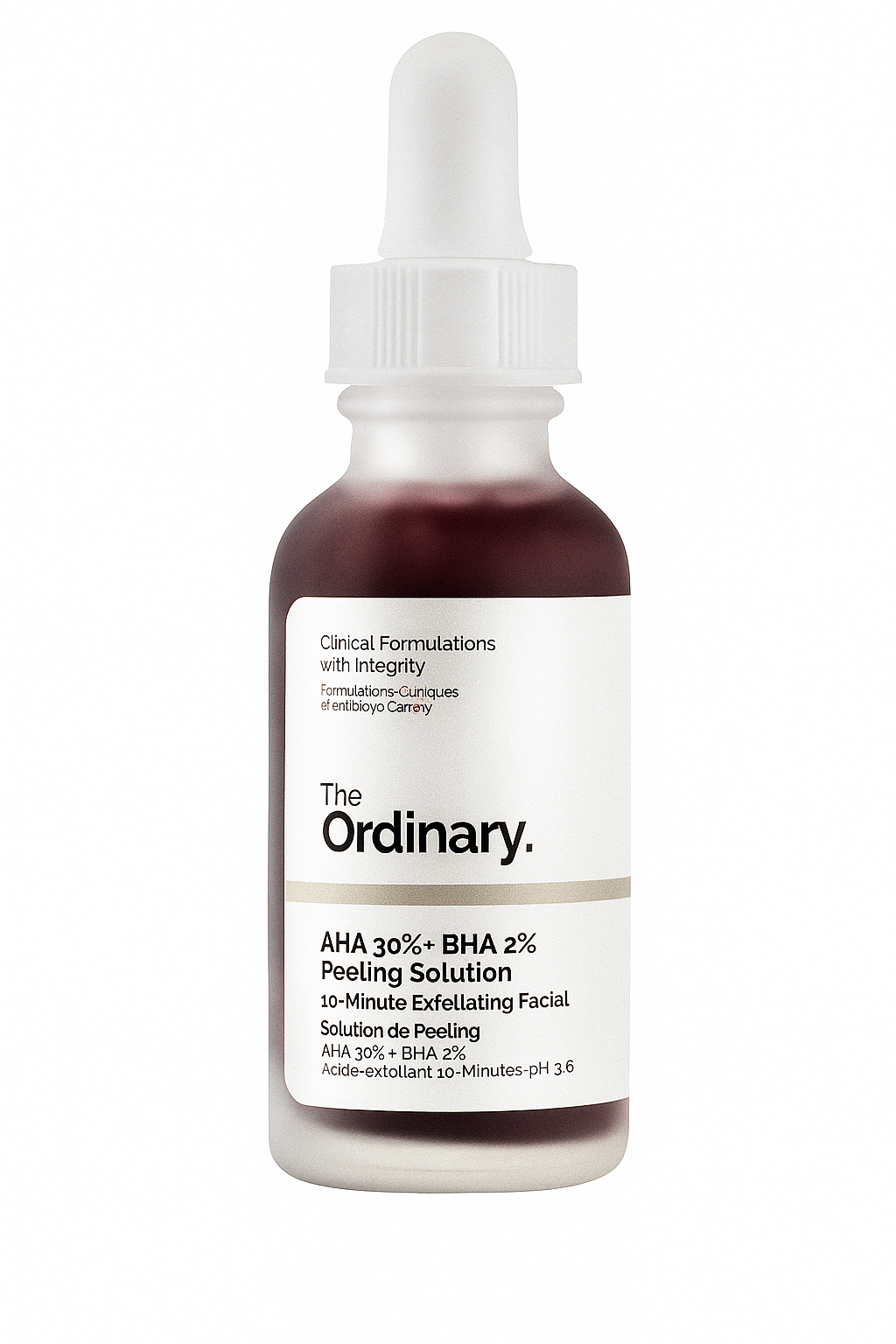 The Ordinary AHA 30% + BHA 2% Peeling Solution – 10-Minute Exfoliating Facial (30ml)