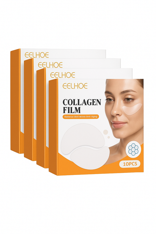 EELHOE Collagen Film Eye Patches – Anti-Wrinkle & Firming Treatment (50pcs / 5 Boxes)