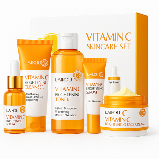 LAIKOU Vitamin C Brightening Skincare Set – 5 in 1
