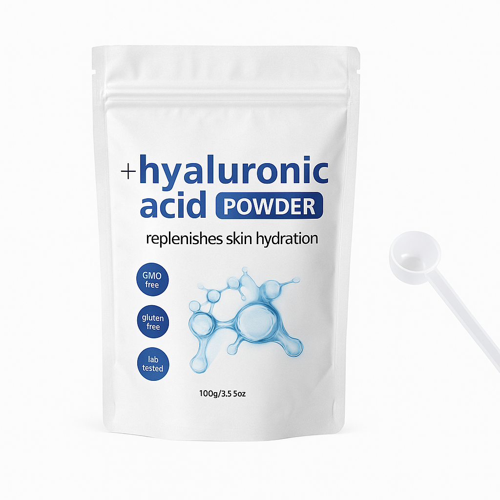 Hyaluronic Acid Powder – Replenishes Skin Hydration